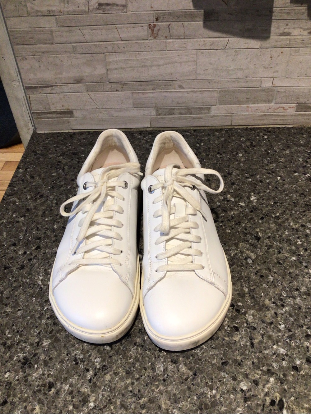 Birkenstock low bed  White Leather Sneakers
